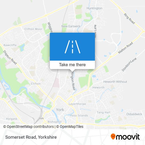 Somerset Road map