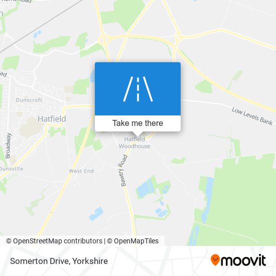 Somerton Drive map