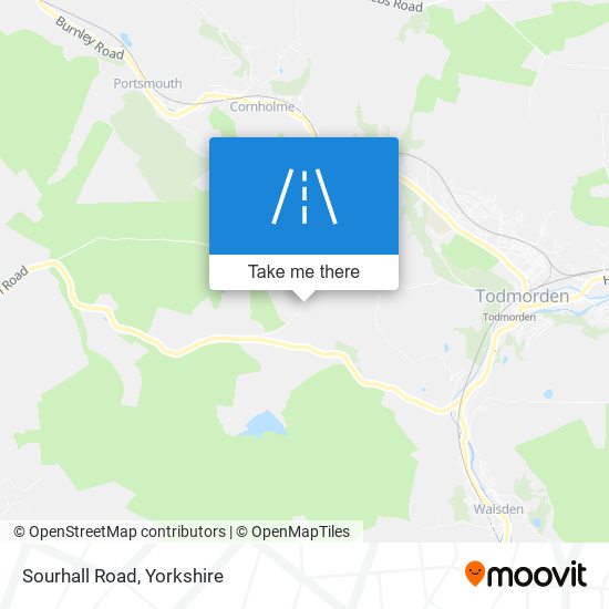 Sourhall Road map