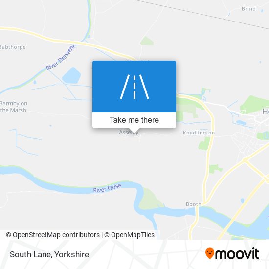 South Lane map