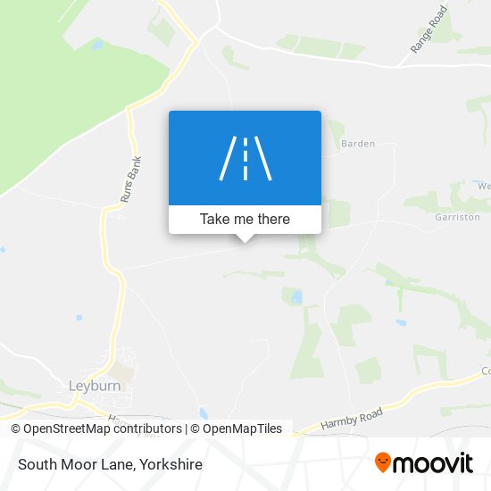 South Moor Lane map