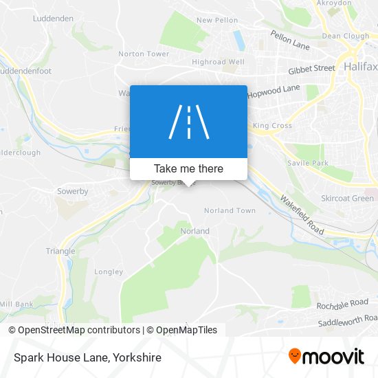 Spark House Lane map