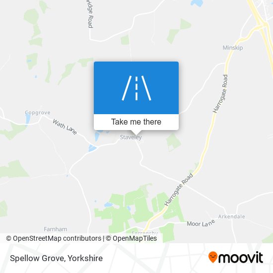 Spellow Grove map