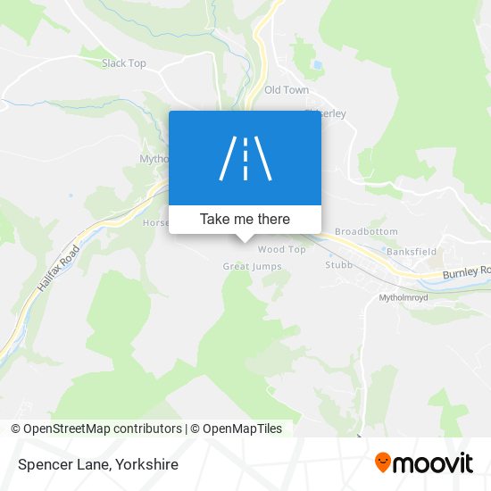 Spencer Lane map
