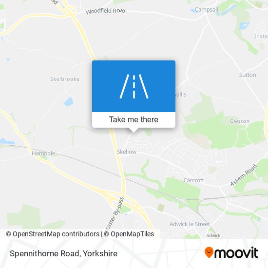 Spennithorne Road map