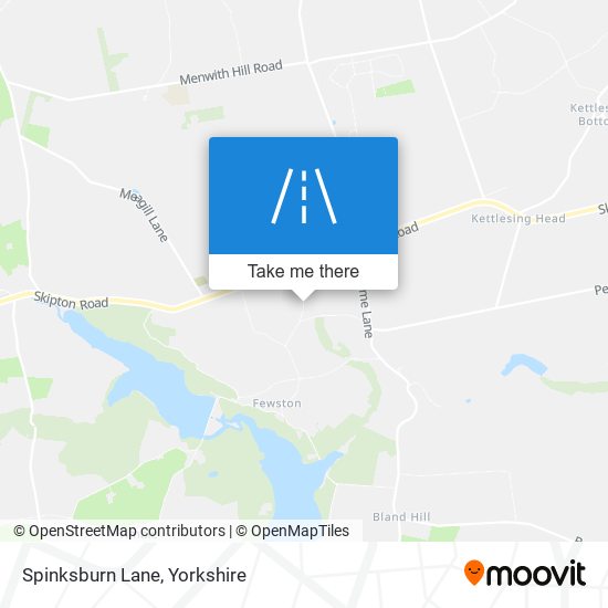 Spinksburn Lane map