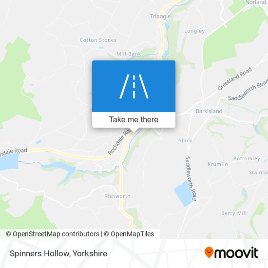 Spinners Hollow map