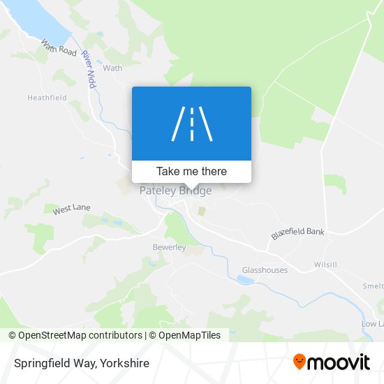 Springfield Way map