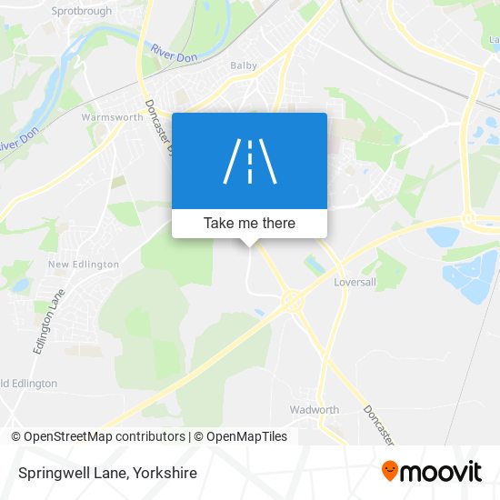 Springwell Lane map