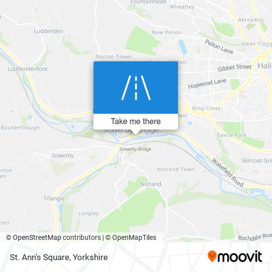 St. Ann's Square map