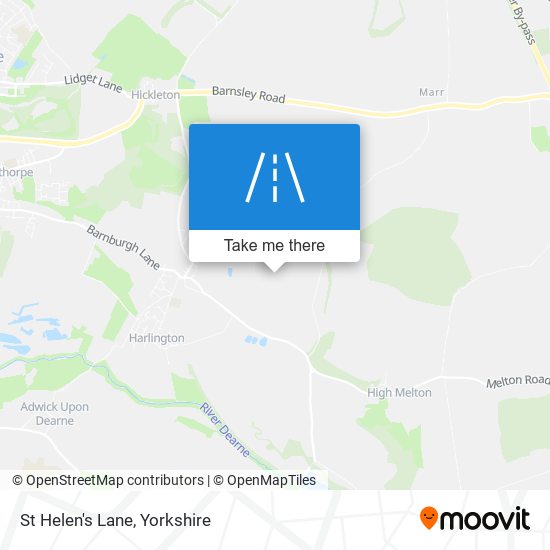 St Helen's Lane map