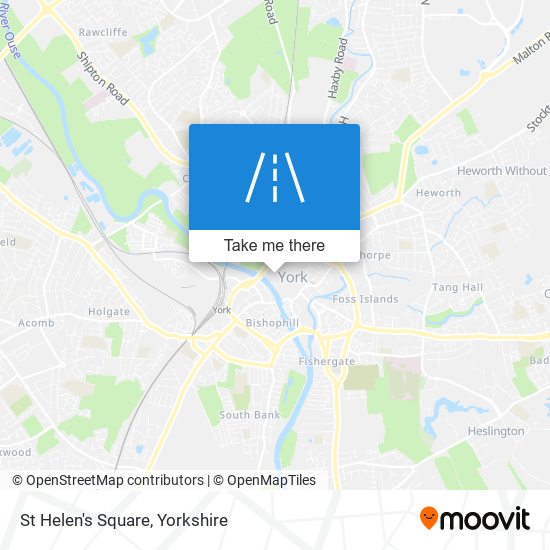 St Helen's Square map