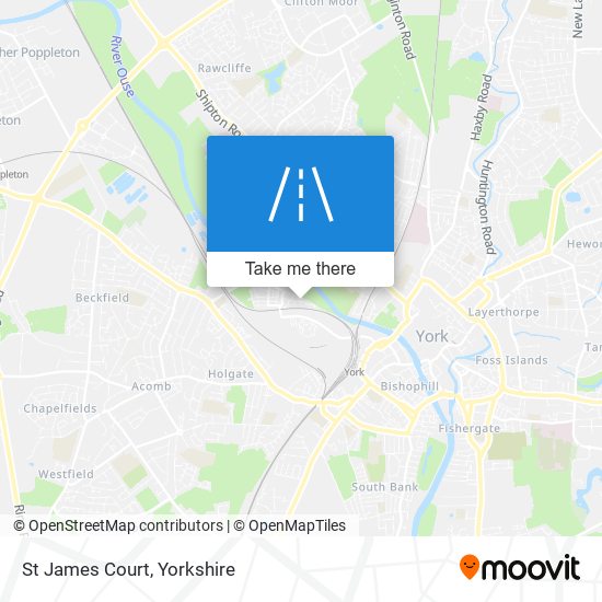 St James Court map