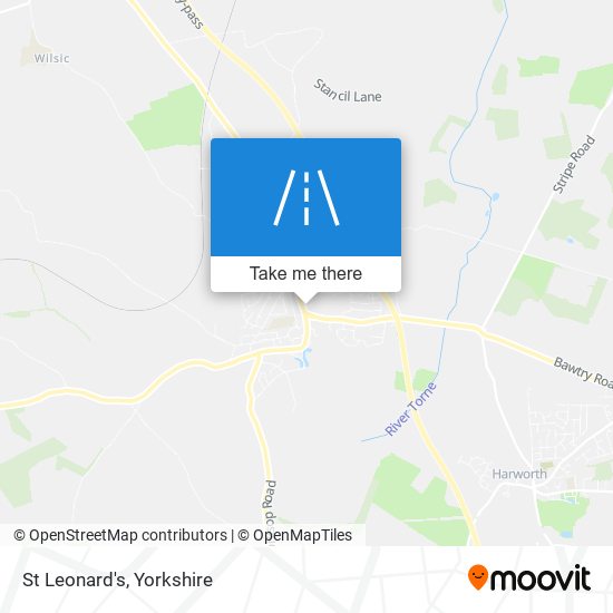 St Leonard's map