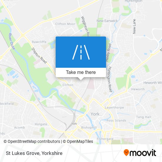 St Lukes Grove map
