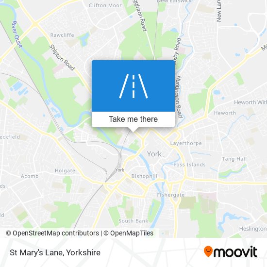 St Mary's Lane map