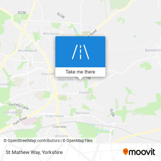 St Mathew Way map