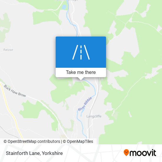 Stainforth Lane map