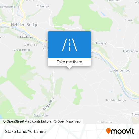 Stake Lane map