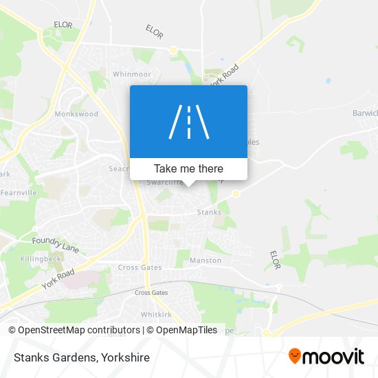 Stanks Gardens map