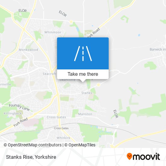 Stanks Rise map