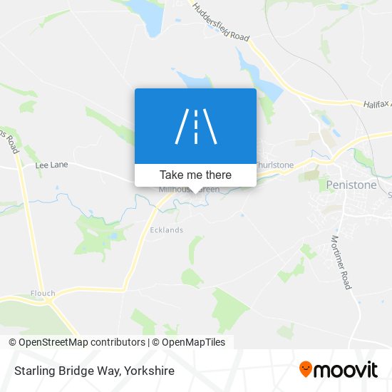 Starling Bridge Way map