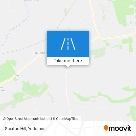 Staxton Hill map