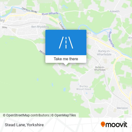 Stead Lane map