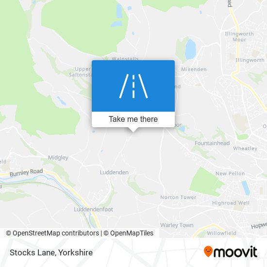 Stocks Lane map