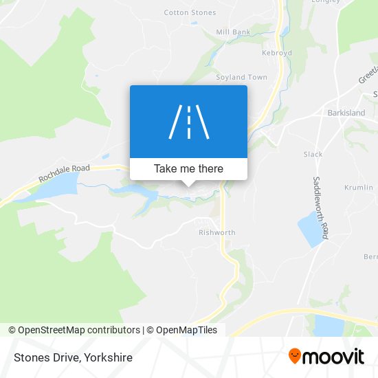 Stones Drive map