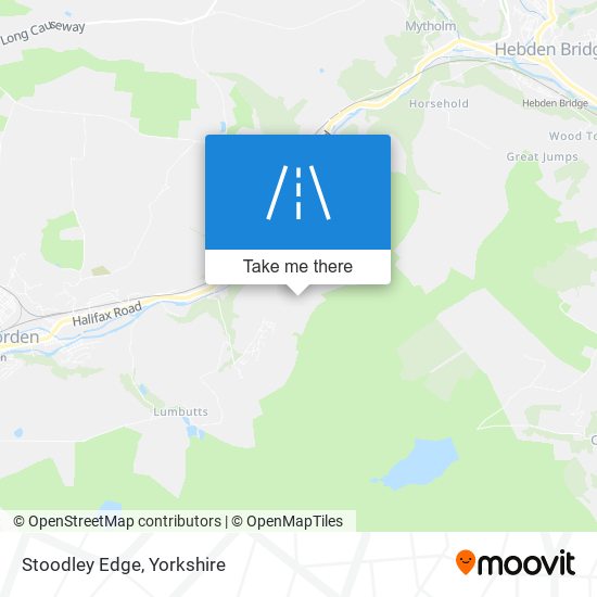 Stoodley Edge map