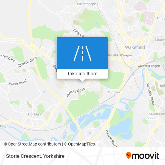 Storie Crescent map