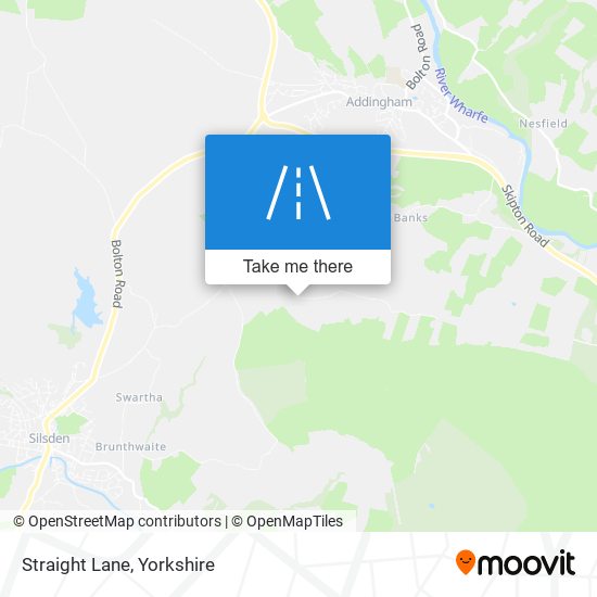 Straight Lane map