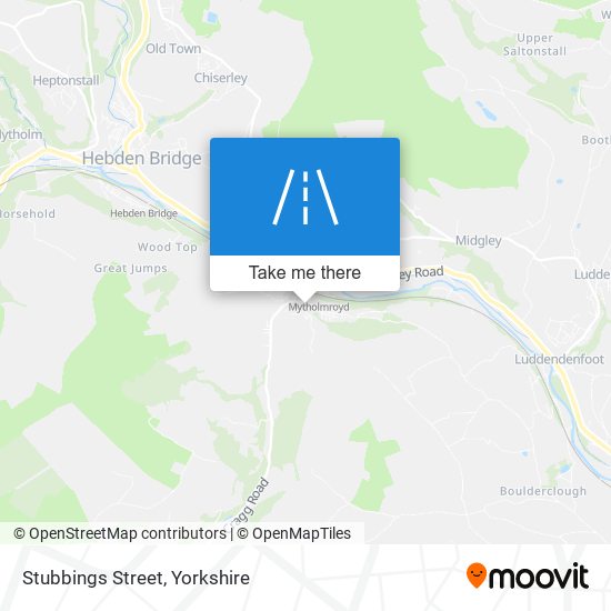 Stubbings Street map