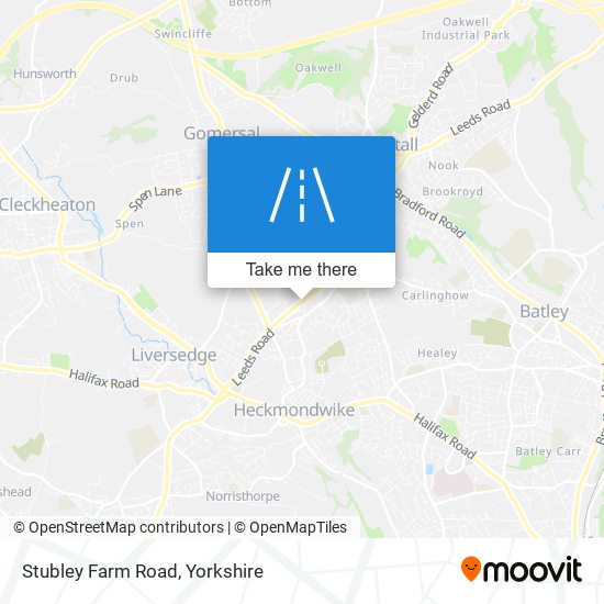 Stubley Farm Road map