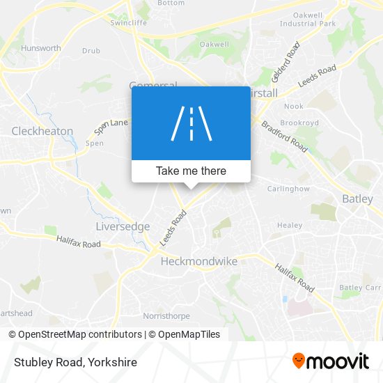 Stubley Road map