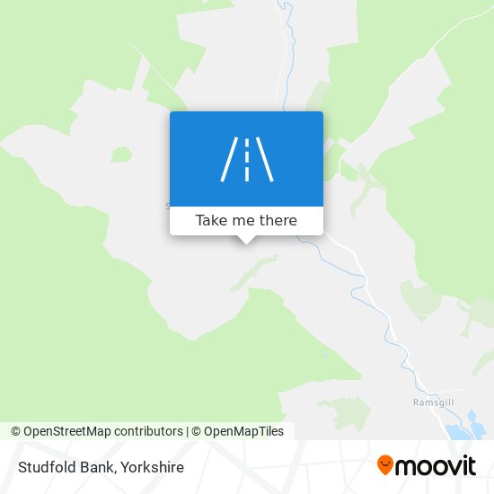 Studfold Bank map