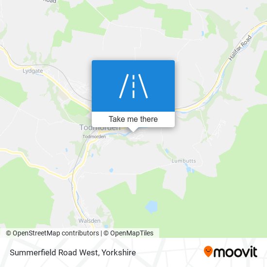 Summerfield Road West map