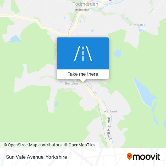 Sun Vale Avenue map