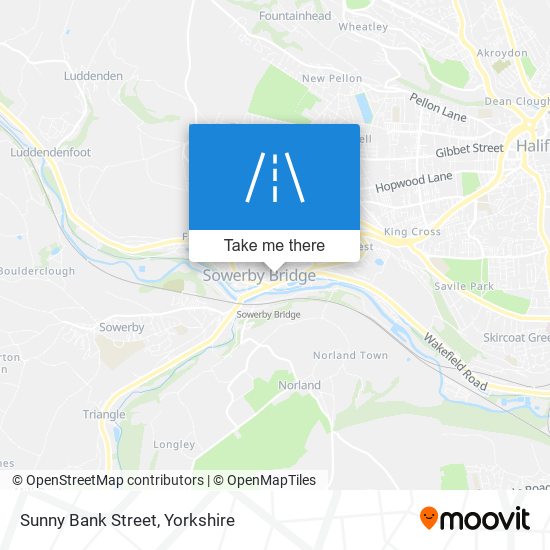 Sunny Bank Street map