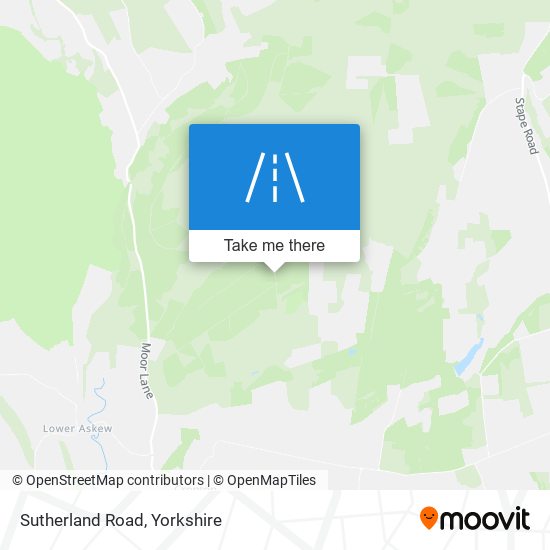 Sutherland Road map