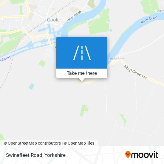 Swinefleet Road map