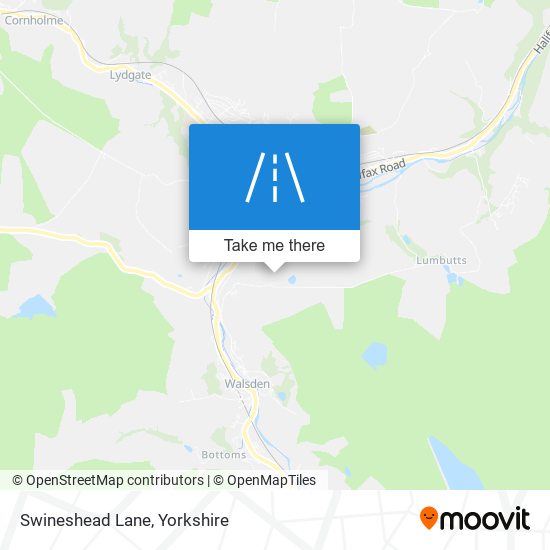 Swineshead Lane map