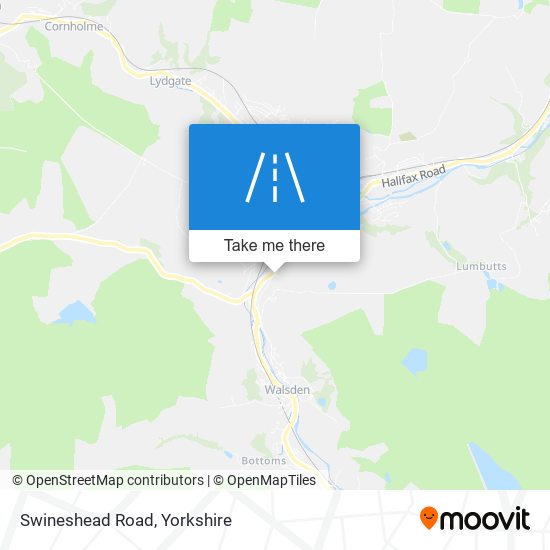 Swineshead Road map