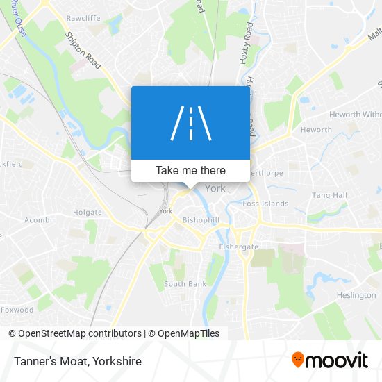Tanner's Moat map