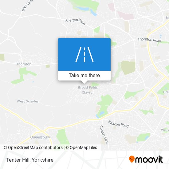 Tenter Hill map