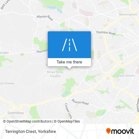 Terrington Crest map