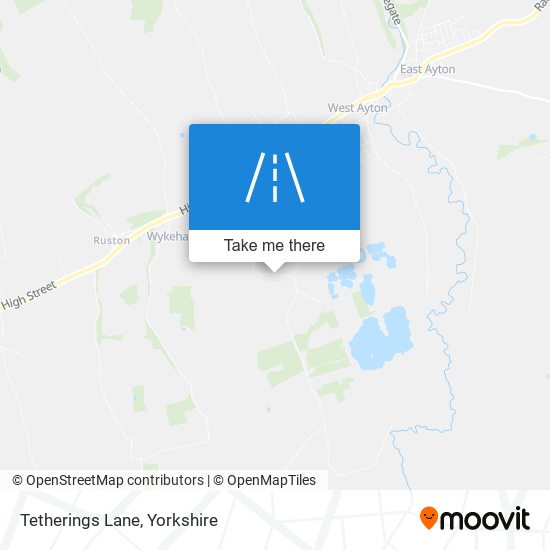 Tetherings Lane map