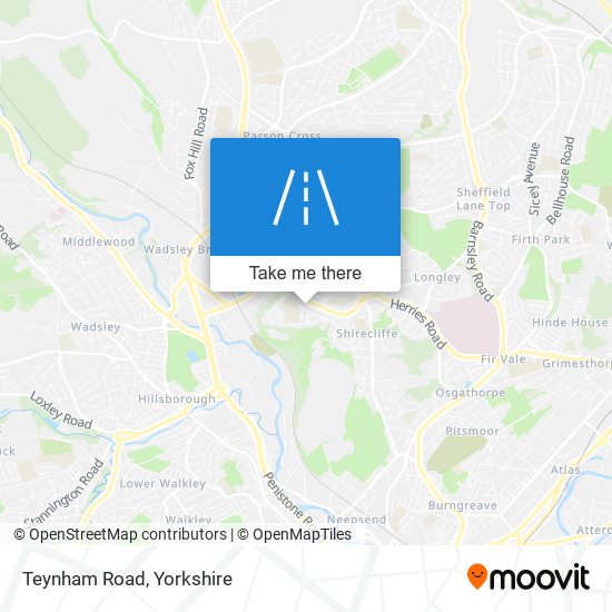 Teynham Road map