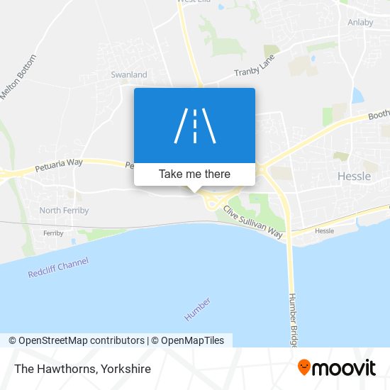 The Hawthorns map